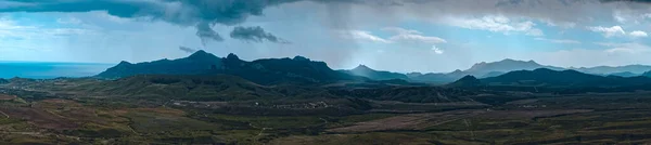 Unglaublich Schöner Blick Vom Berg Klimentyev Krim Auf Das Tal — Stockfoto