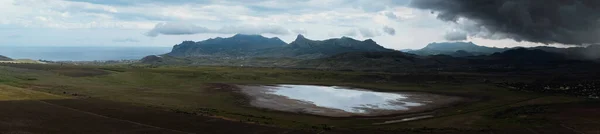 Wonderful View Rain Clouds Mountains Dramatic Picturesque Scene Location Place Stock Picture