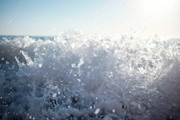 Bella Onda Blu Nell Oceano Tropicale Barile Onda Turchese Che — Foto Stock