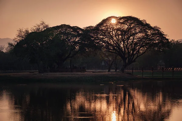 Parc Historique Sukhothai Site Patrimoine Mondial Unesco Thaïlande Vieille Ville — Photo