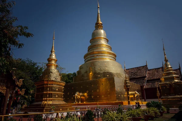 Központi Ősi Része Város Chiang Mai Thaiföld Főbb Látnivalók Ősi — Stock Fotó