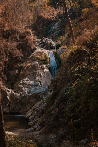 Cachoeira Profunda Floresta Lan Cantou Parque Nacional Tak Tailândia Província — Fotografia de Stock