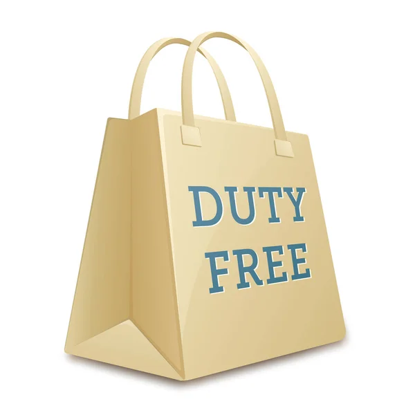 Saco de compras duty free — Fotografia de Stock