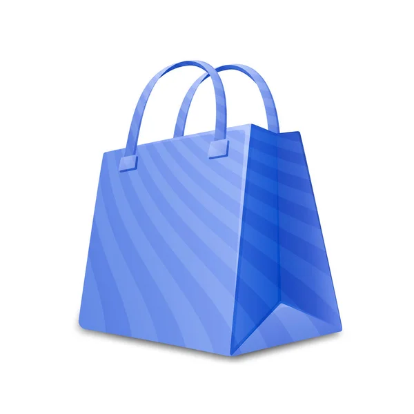 Sac en papier shopping — Image vectorielle