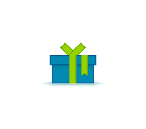 Gift box with ribbon — Stock Vector