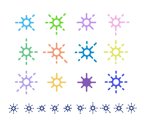 Estrelas de decoração Star vector illustration — Vetor de Stock