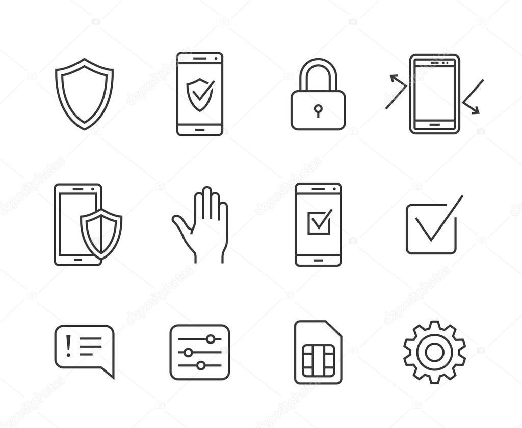 Mobile network operator icons