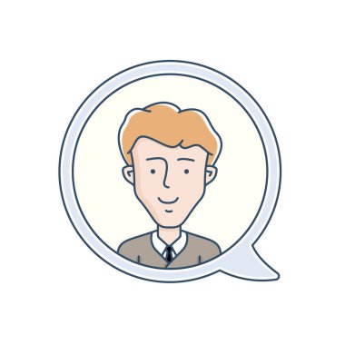 Avatar ile sohbet kabarcık