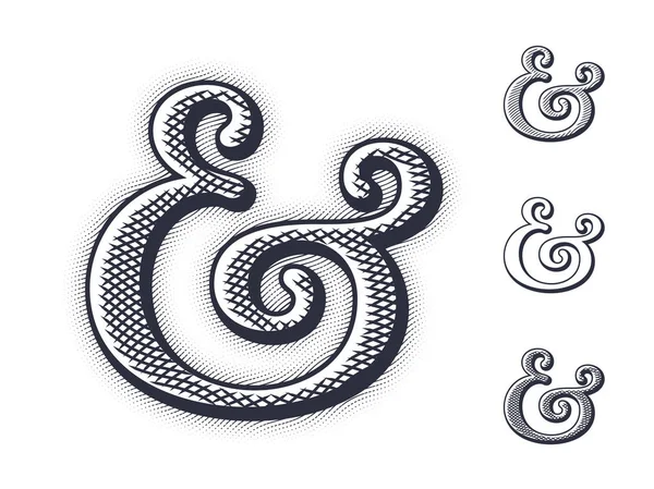 Ampersand vectorillustratie — Stockvector