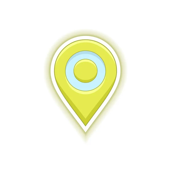 Kaart locatie pin — Stockvector