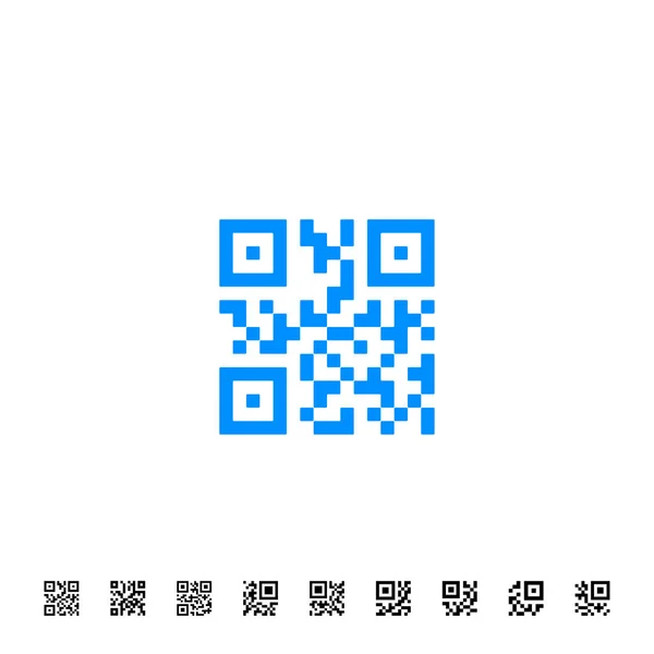 QR code pictogramserie — Stockvector