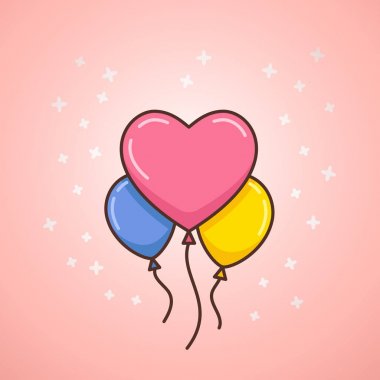Sevgililer günü balonları