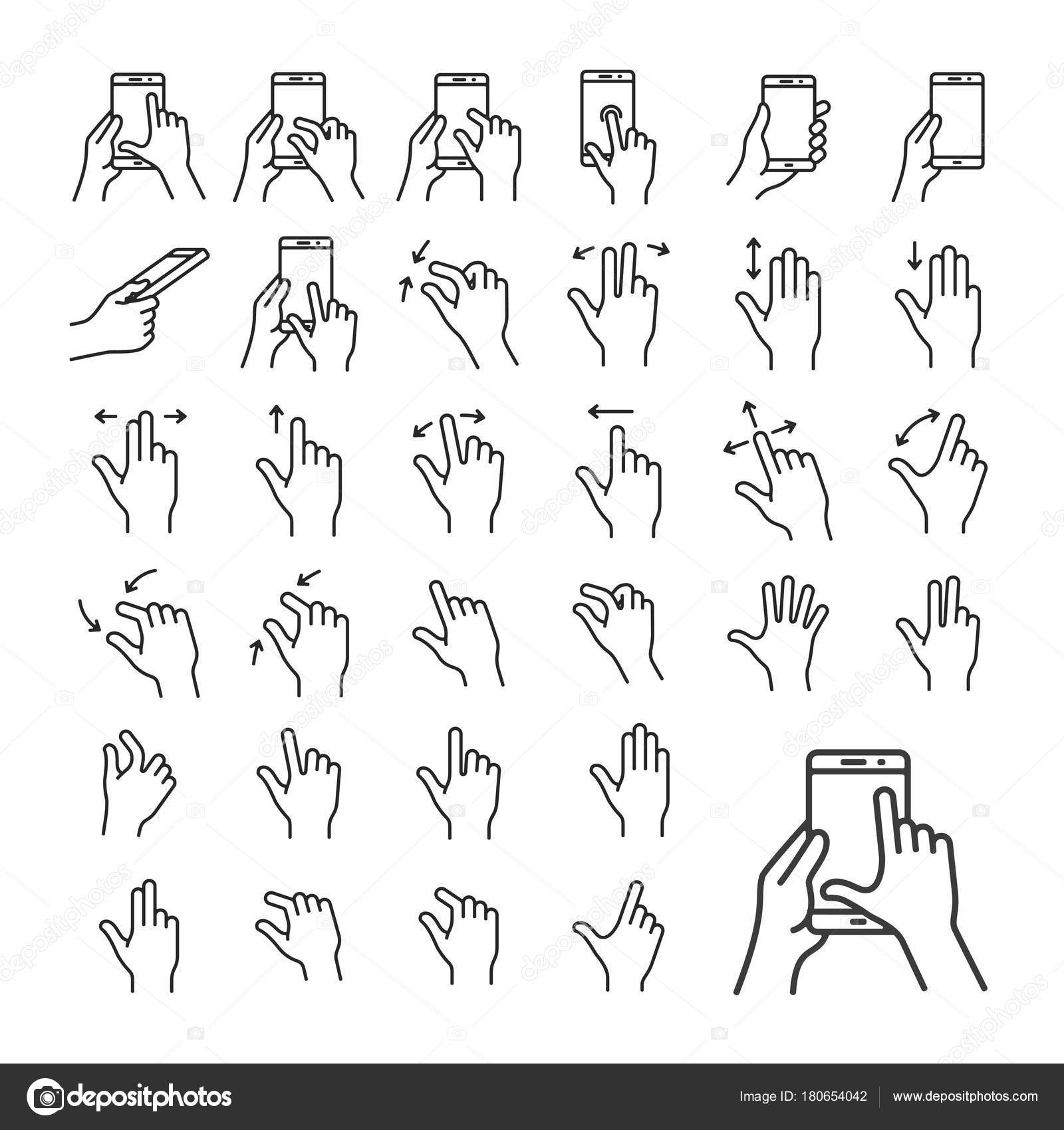 Catalog - User Interface & Gesture Icons