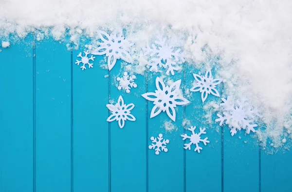 Χειμώνα μοτίβο με νιφάδες χιονιού. — Φωτογραφία Αρχείου