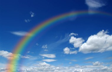  Gökyüzünde gökkuşağı