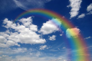  Gökyüzünde gökkuşağı