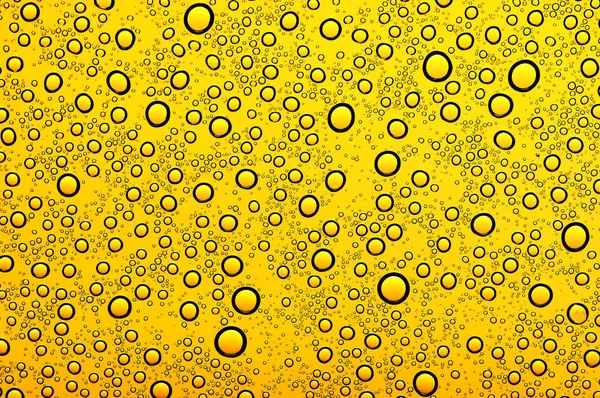 Drops on beer background — Stock Photo, Image