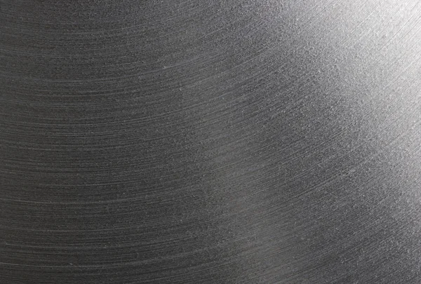 Brushed steel plat — Stock Photo, Image