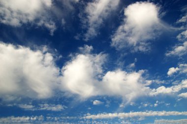 Beyaz bulutlar arkaplan 