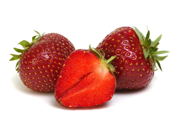 Fresh strawberry isolated on white — Stock Photo, Image