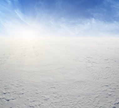  Mavi gökyüzü irtifa alanların 