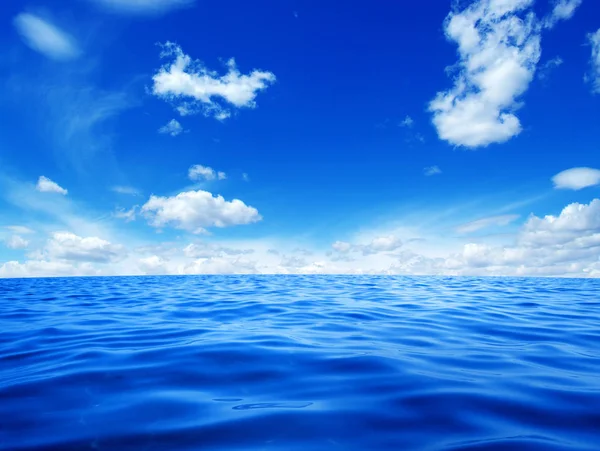 Blue sea water — Stock Photo, Image