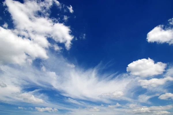 Background Blue Sky White Clouds — Stock Photo, Image