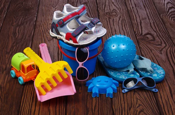 Sommer-Accessoires für Kinder — Stockfoto