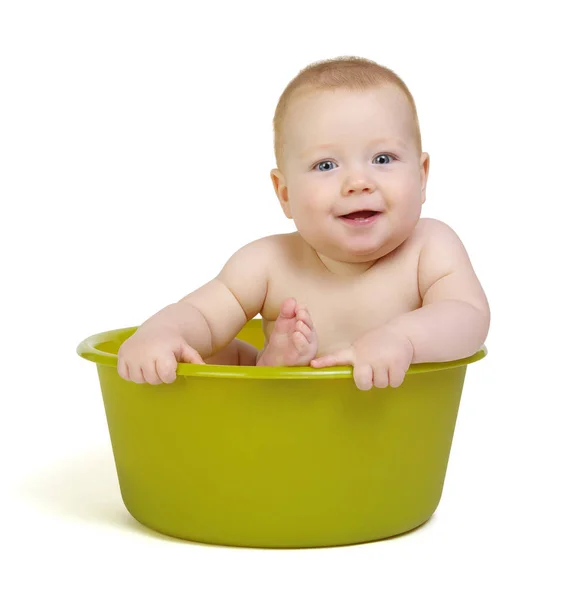 Bebê no banho — Fotografia de Stock