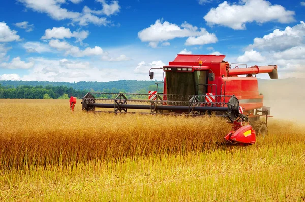 Combina il lavoro sul campo — Foto Stock