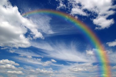  Gökyüzünde gökkuşağı