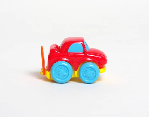 Carro de brinquedo isolado em branco — Fotografia de Stock