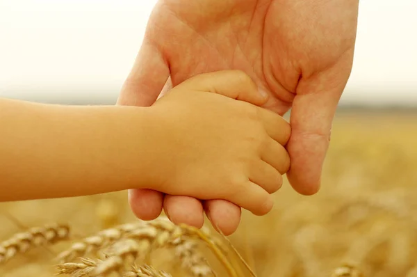 Mãos de mãe e filha — Fotografia de Stock