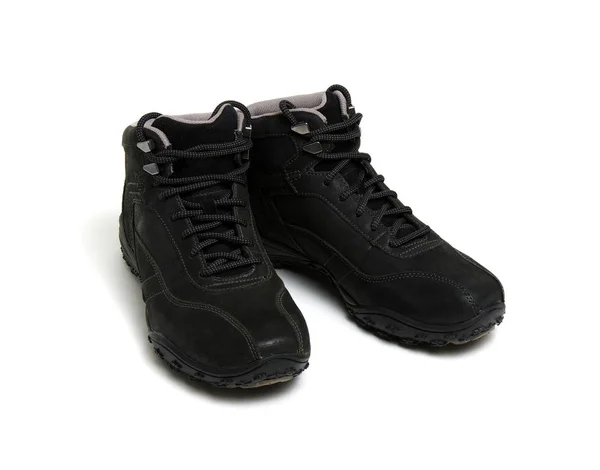 Black man's boots — Stock Photo, Image