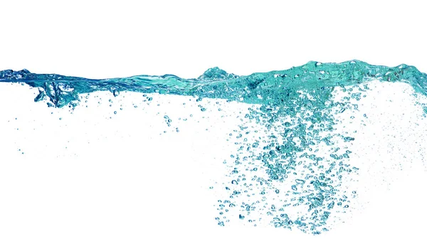 Beyaz üzerine su sıçrama 