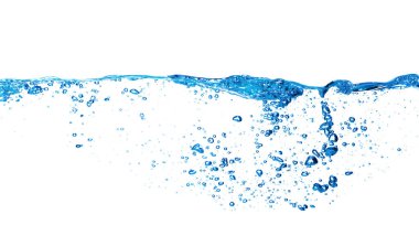 Beyaz üzerine su sıçrama 