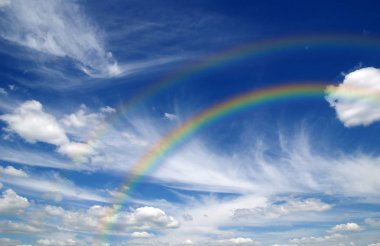  Gökyüzünde gökkuşağı