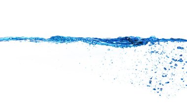 Beyaz üzerine su sıçrama 