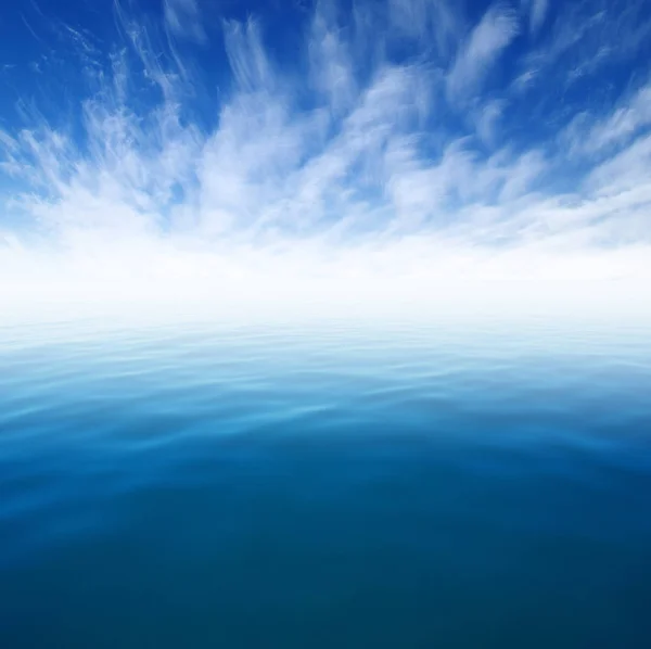 Blue sea water surface — Stock Photo, Image