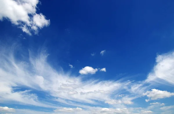 Fondo Cielo Azul Nubes Blancas — Foto de Stock