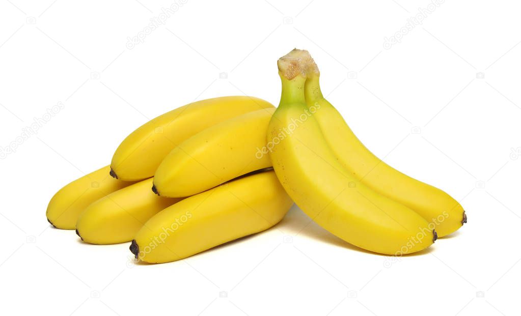 Banana baby on white