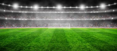  Parlak ışıkları olan stadyum 