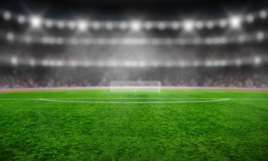  Parlak ışıkları olan stadyum 
