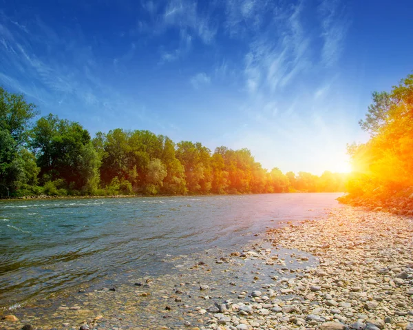 Río agua paisaje — Foto de Stock