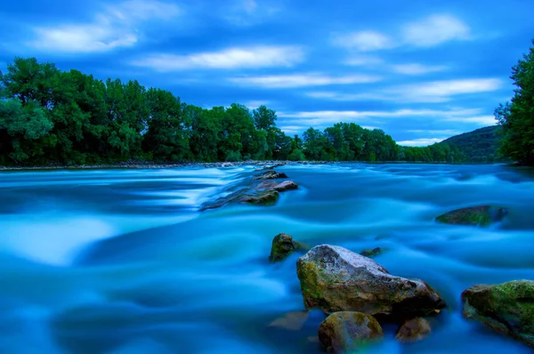 River water landscape — Stock Photo, Image