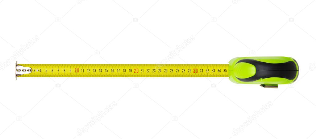 tape measure isolated on white