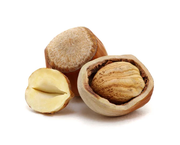 Closeup of hazelnuts — Stock Photo, Image