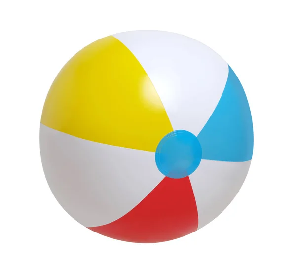 Beach ball on white — Stock Photo, Image