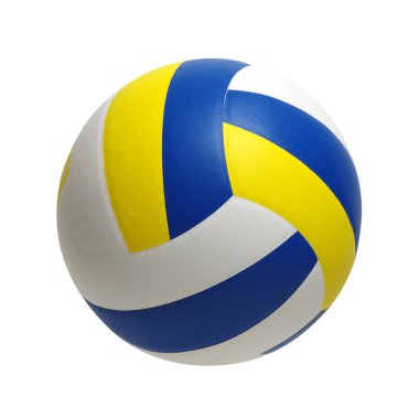 Beyaz üzerine izole voleybol 