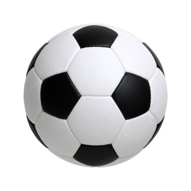 beyaz üzerine futbol topu